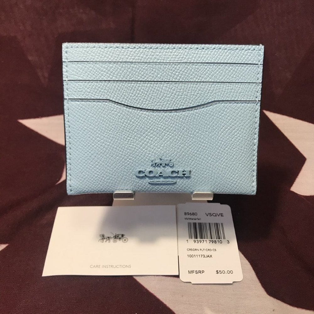 COACH Card Case 89680 V5 Waterfall